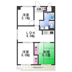 南海住之江ユーリプラザの物件間取画像